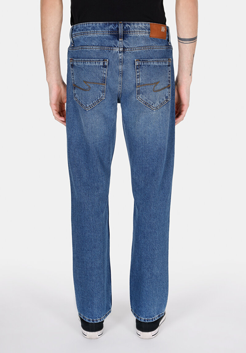 Зображення 045 David Джинси Чоловічі Блакитні Класичного Крою Cl1073703