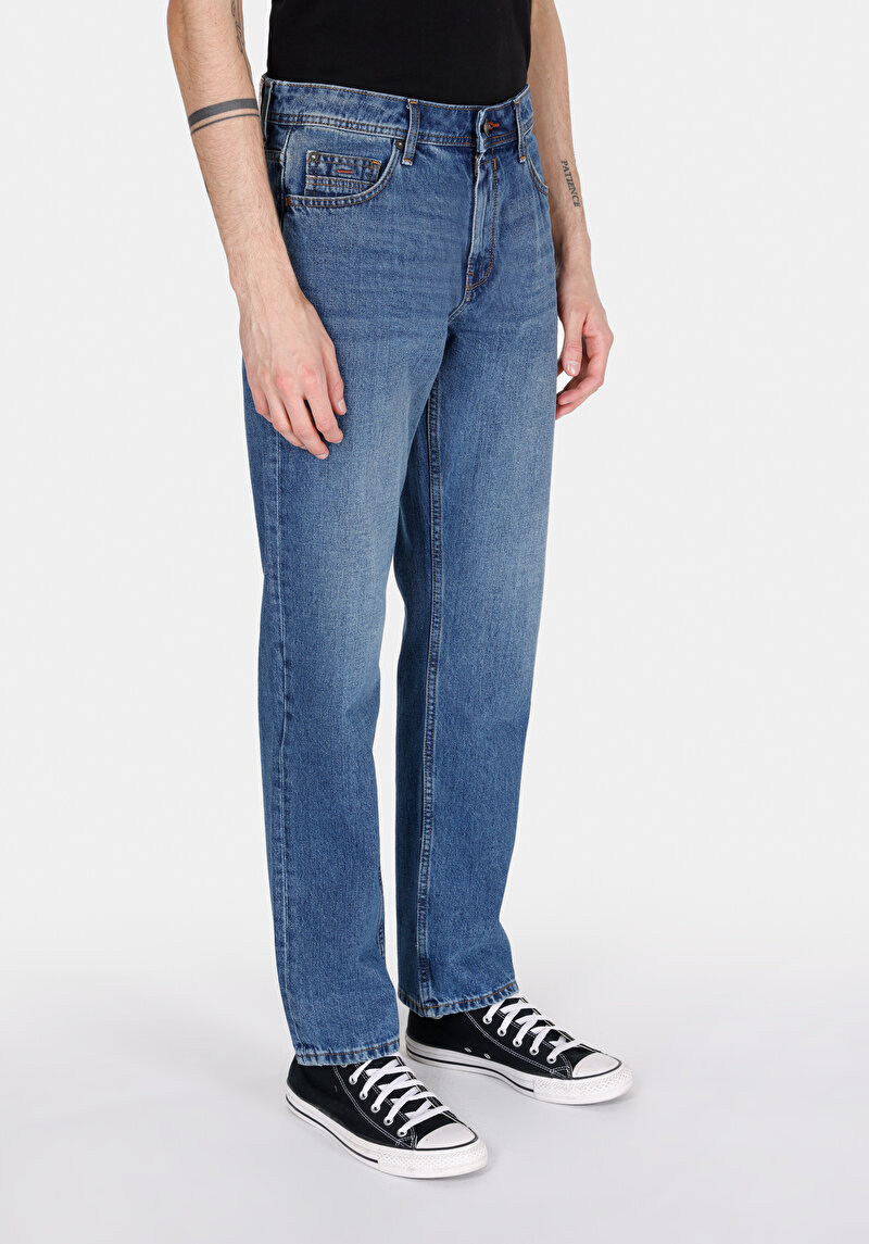 Зображення 045 David Джинси Чоловічі Блакитні Класичного Крою Cl1073703