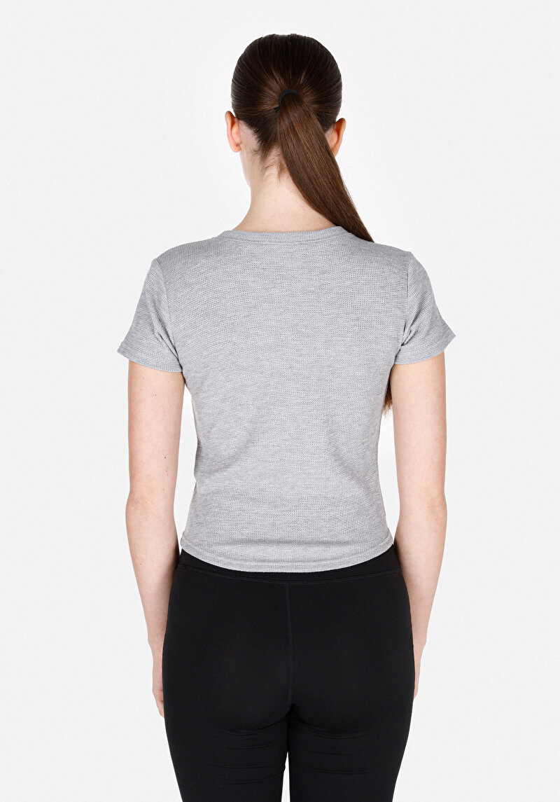 Показати інформацію про Футболка З Коротким Рукавом Жіноча Сіра  Cl1073147