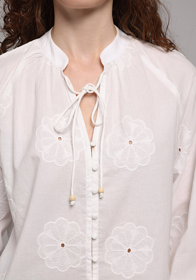 Зображення Сорочка З Довгим Рукавом Жіноча Біла Cl1073349