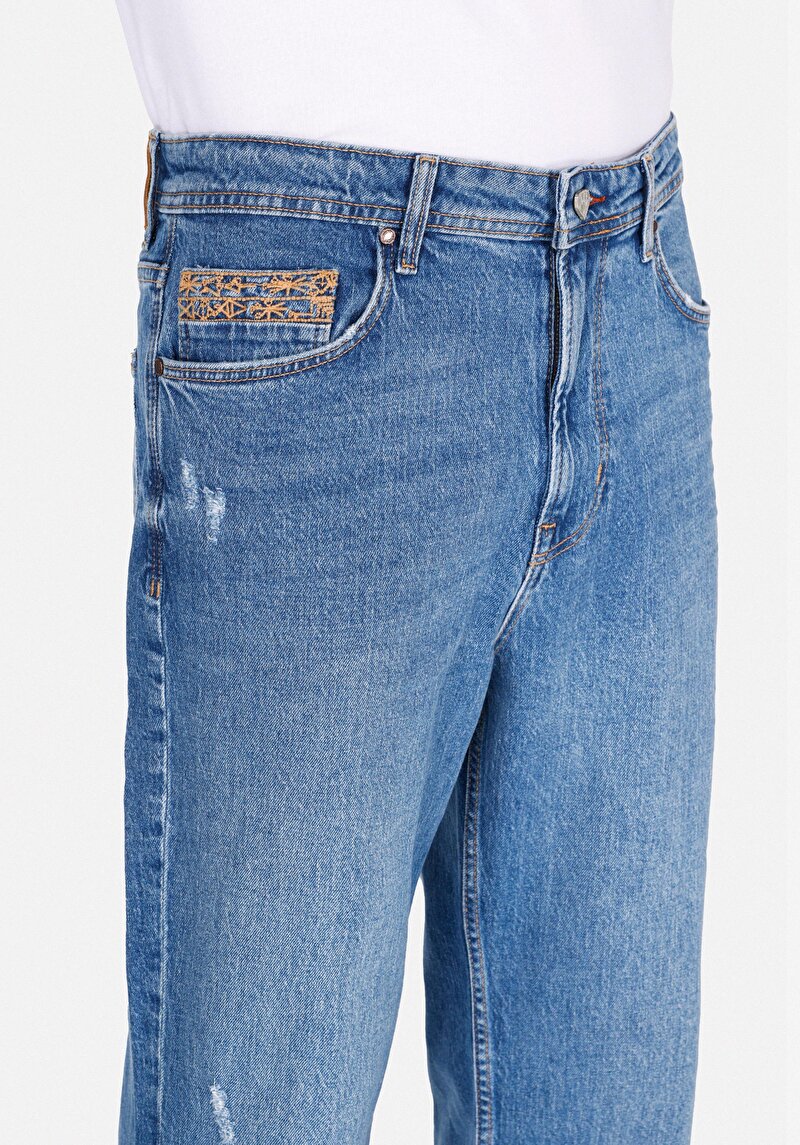 Показати інформацію про 046 Marco Джинси Чоловічі Блакитні  Cl1073398