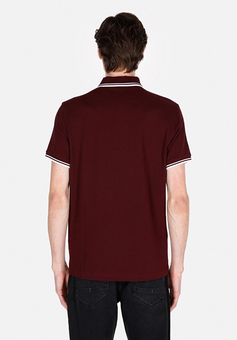 Показати інформацію про Поло З Коротким Рукавом Чоловіче Фіолетове  Cl1074313