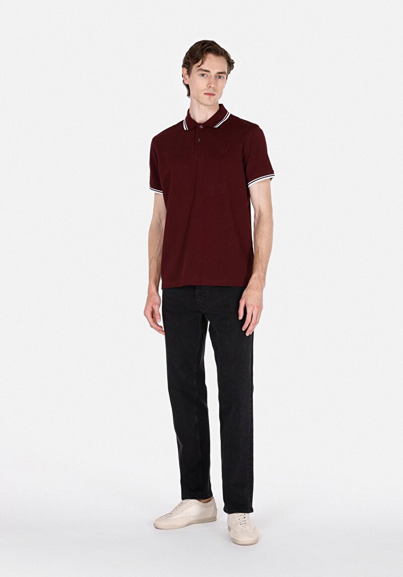 Показати інформацію про Поло З Коротким Рукавом Чоловіче Фіолетове  Cl1074313