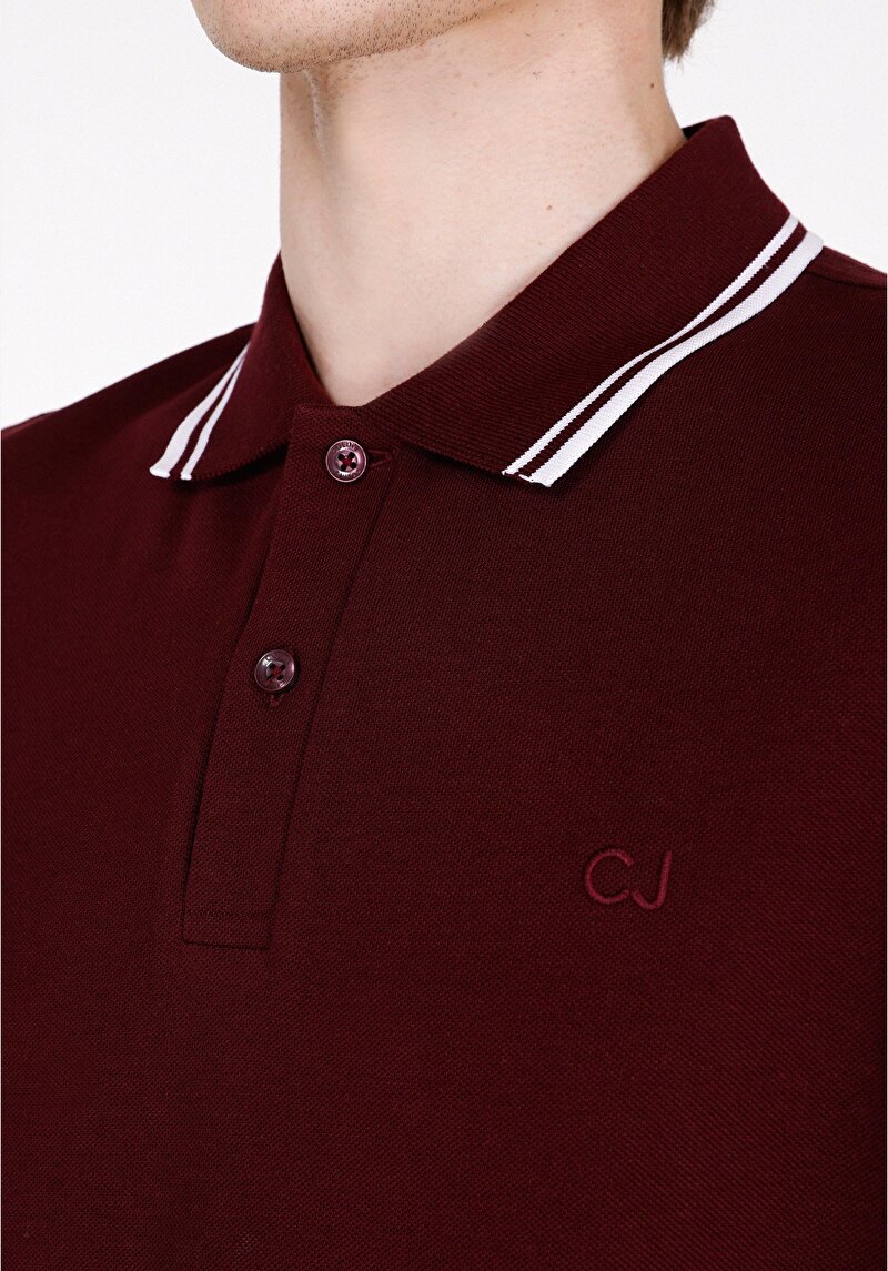 Показати інформацію про Поло З Коротким Рукавом Чоловіче Фіолетове  Cl1074313