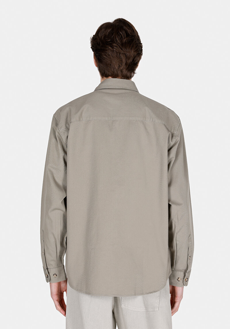 Показати інформацію про Сорочка З Довгим Рукавом Чоловіча Зелена  Cl1073012