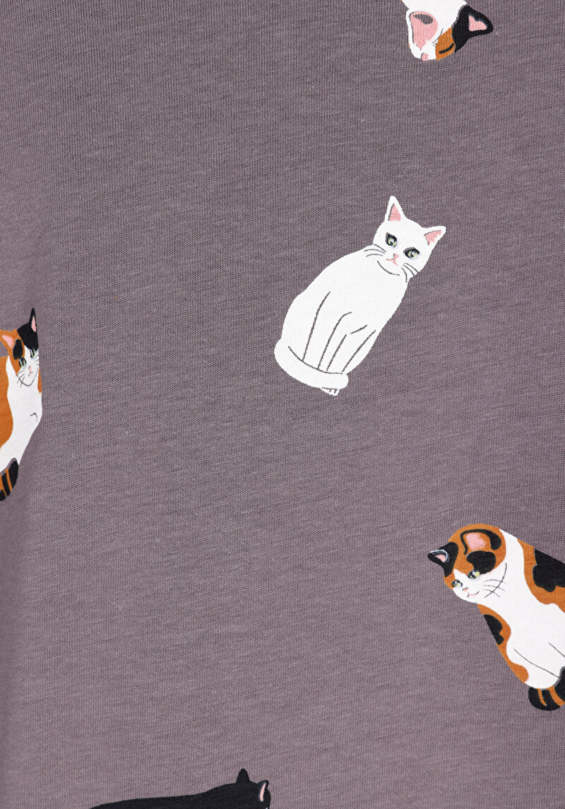 Показати інформацію про Футболка З Коротким Рукавом Жіноча Сіра  Cl1073448