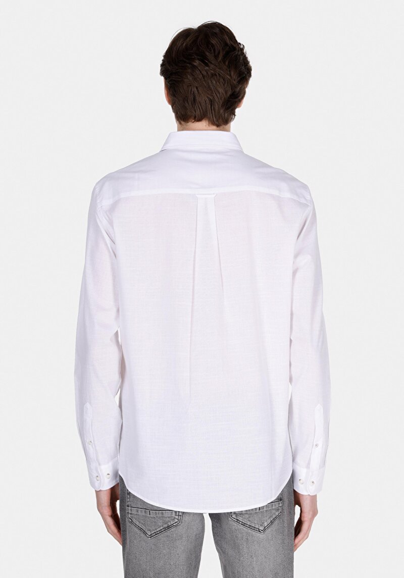 Зображення Сорочка З Довгим Рукавом Чоловіча Біла Cl1073846