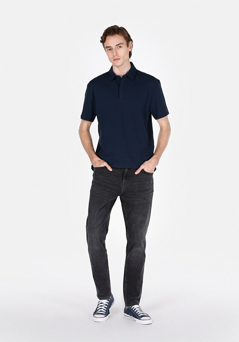 Показати інформацію про Поло З Коротким Рукавом Чоловіче Синє  Cl1073959