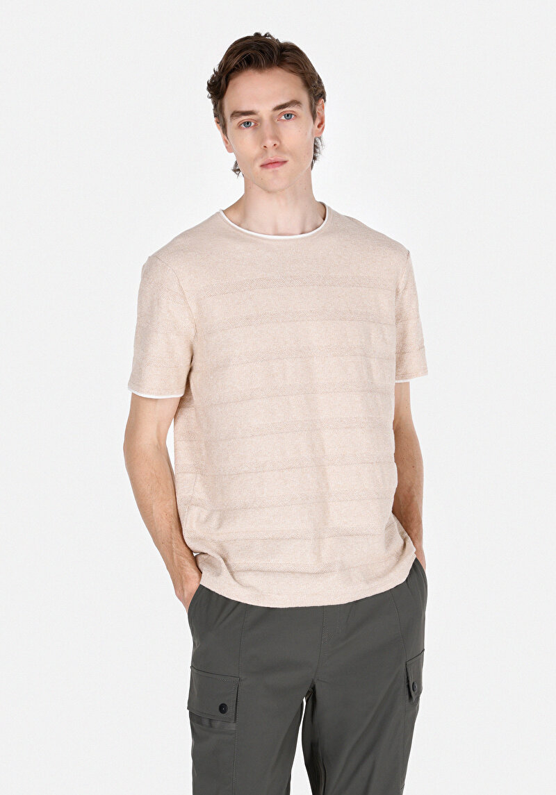 Зображення Светр Із Коротким Рукавом  Бежевий  Cl1074003