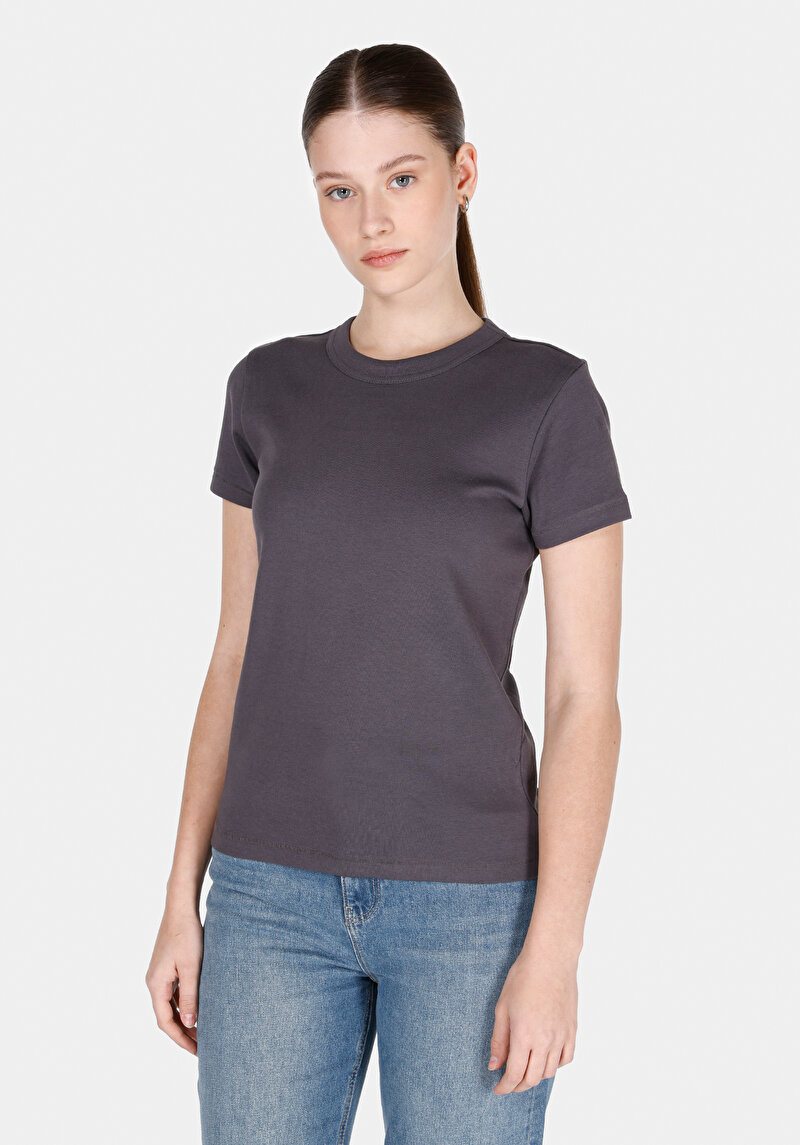 Зображення Футболка З Коротким Рукавом Жіноча Сіра  Cl1068567