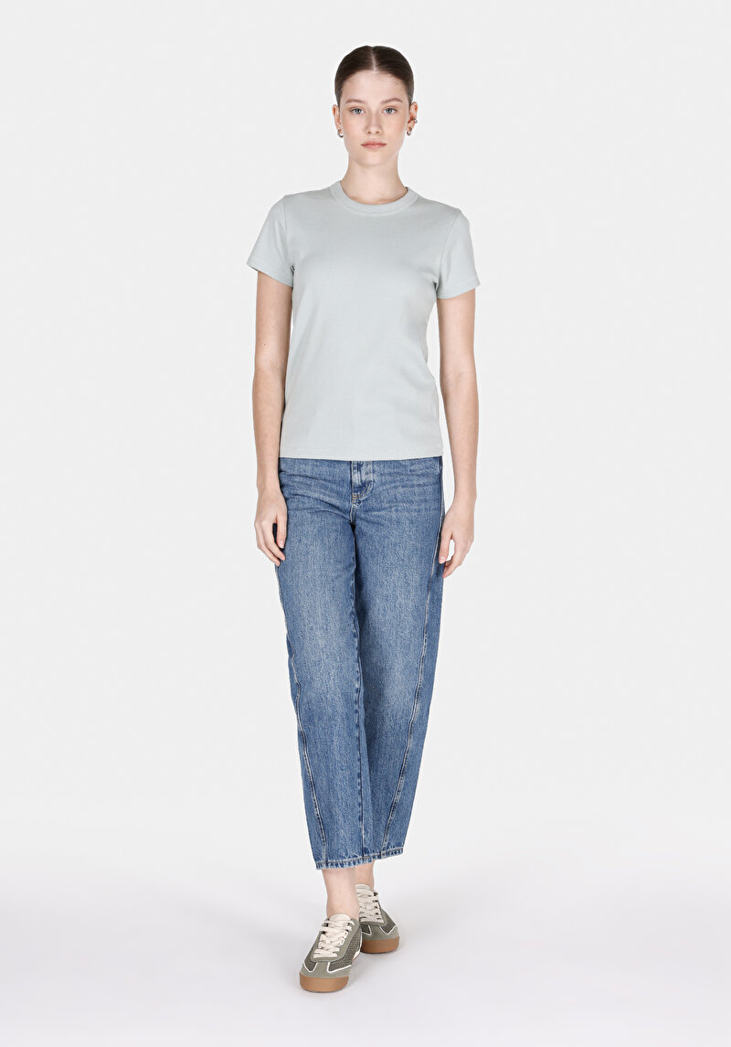 Показати інформацію про Футболка З Коротким Рукавом Жіноча Зелена  Cl1068567