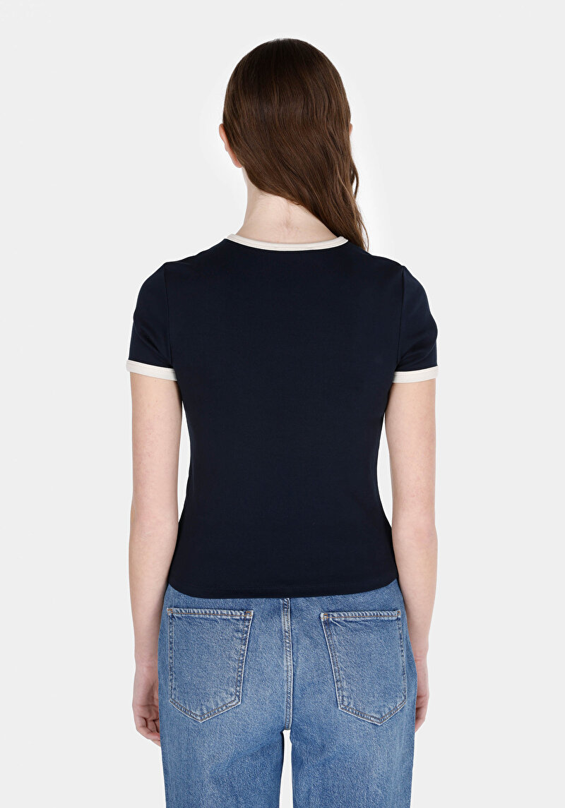 Показати інформацію про Футболка З Коротким Рукавом Жіноча Синя  Cl1073171