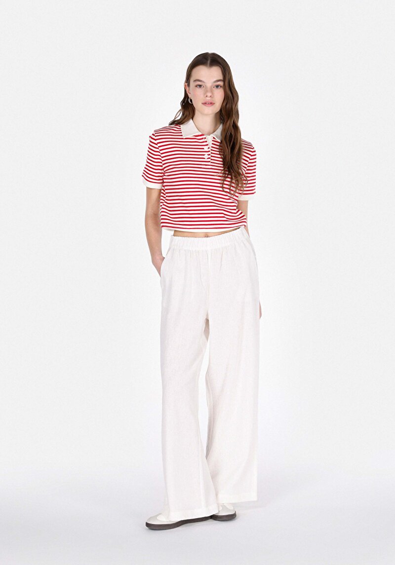 Показати інформацію про Поло З Коротким Рукавом Жіноче Червоне  Cl1073199