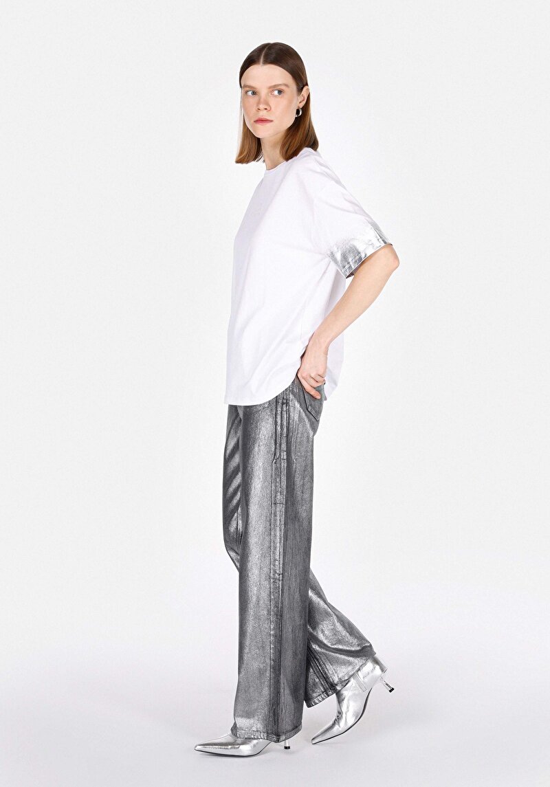 Показати інформацію про Футболка З Коротким Рукавом Жіноча Біла  Cl1073281