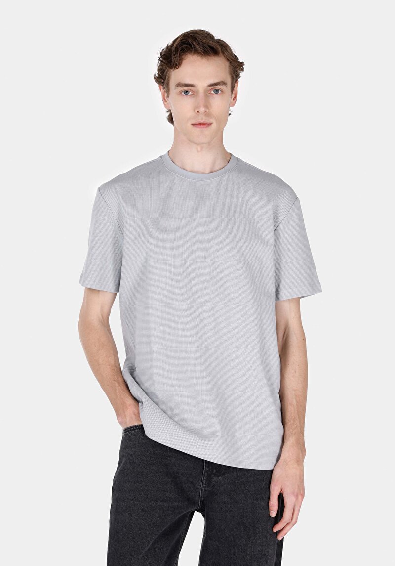 Зображення Футболка З Коротким Рукавом Чоловіча Блакитна  Cl1072066