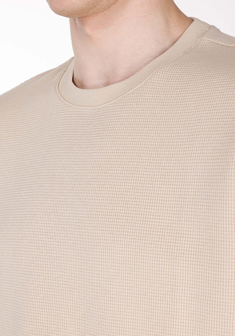 Показати інформацію про Футболка З Коротким Рукавом Чоловіча Бежева  Cl1072066