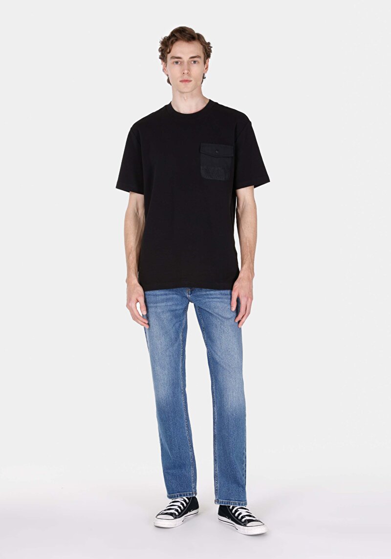 Зображення 045 David Джинси Чоловічі Блакитні Класичного Крою Cl1072209