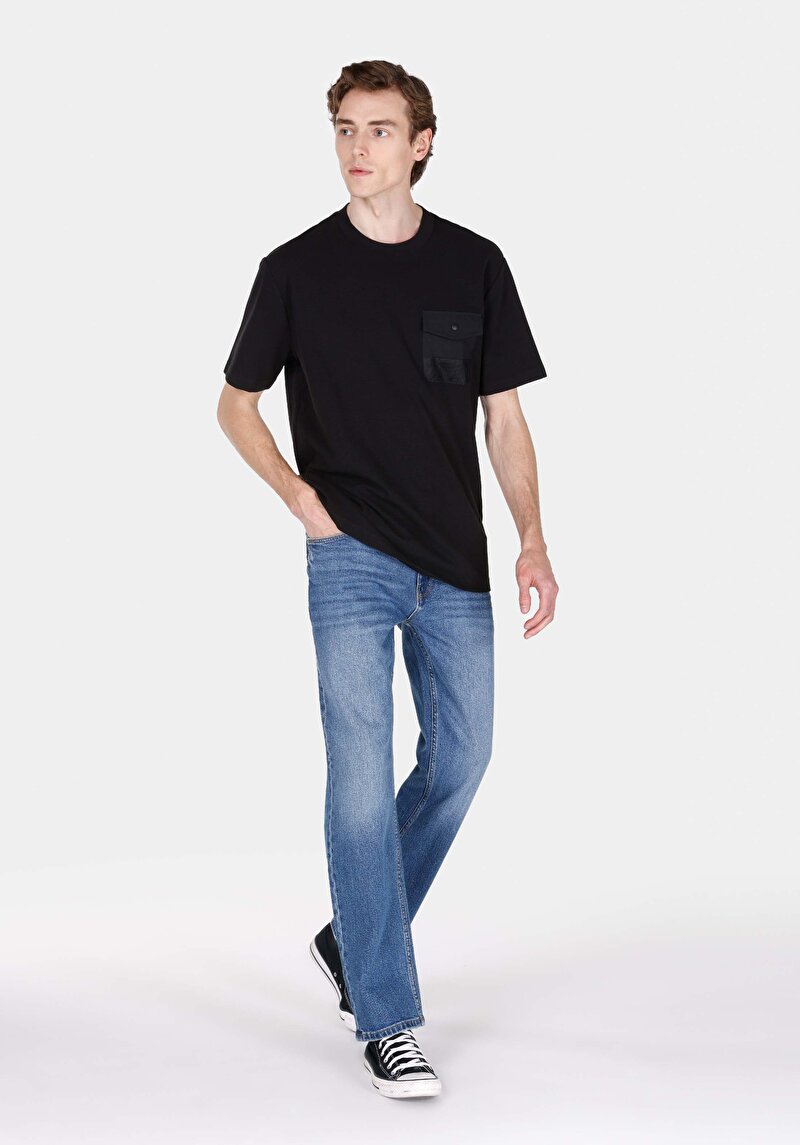 Зображення 045 David Джинси Чоловічі Блакитні Класичного Крою Cl1072209