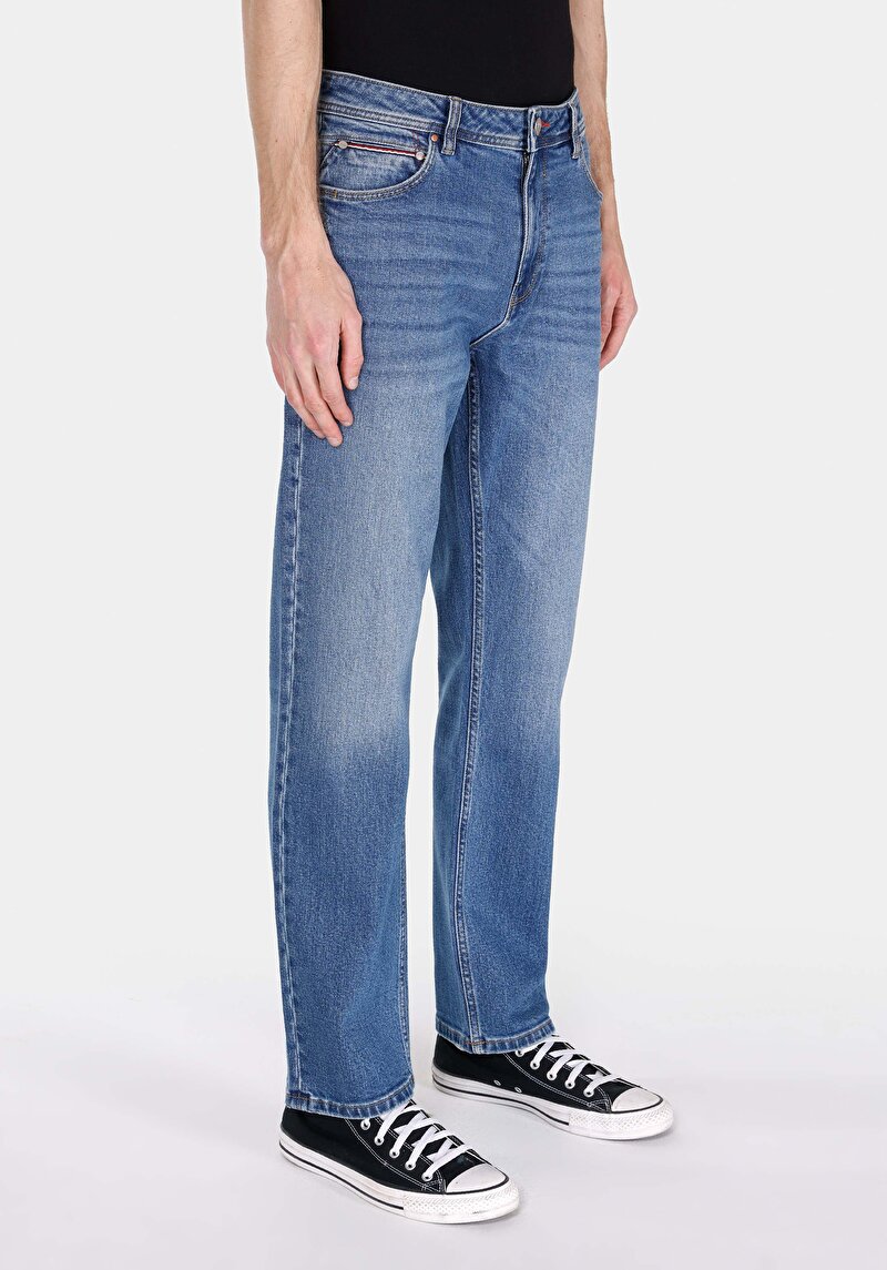 Зображення 045 David Джинси Чоловічі Блакитні Класичного Крою Cl1072209