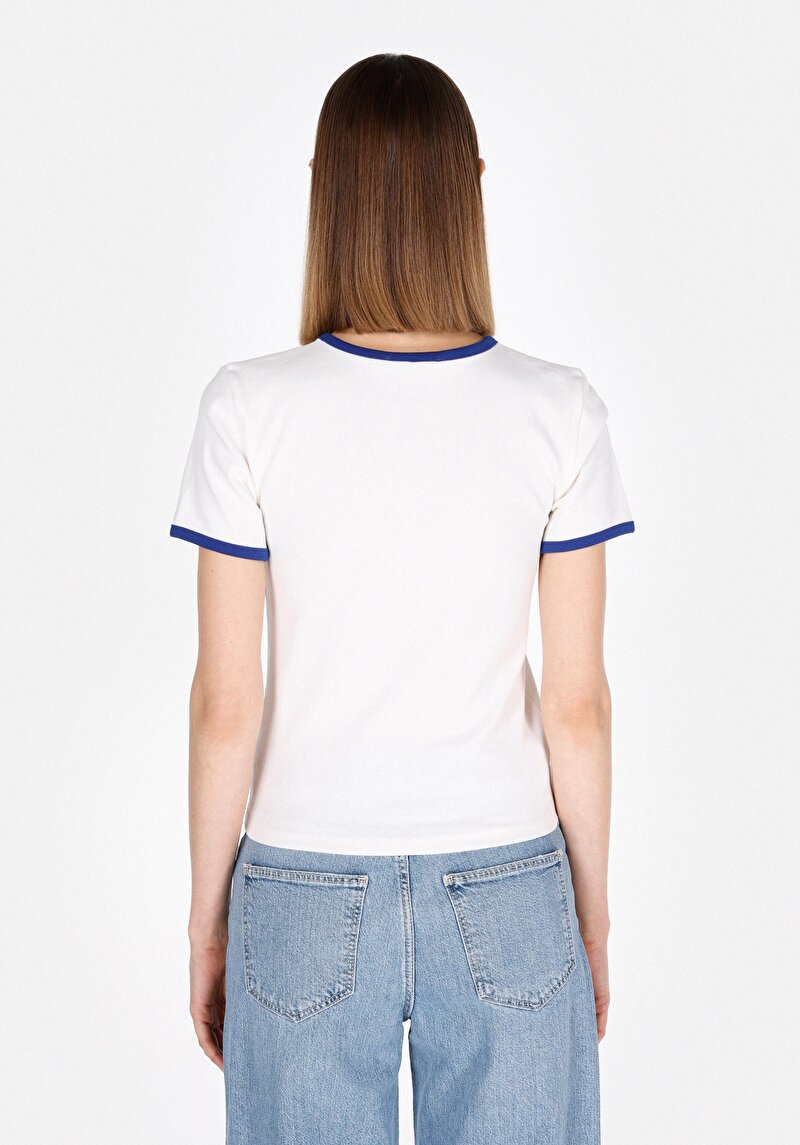 Показати інформацію про Футболка З Коротким Рукавом Жіноча Біла  Cl1073471