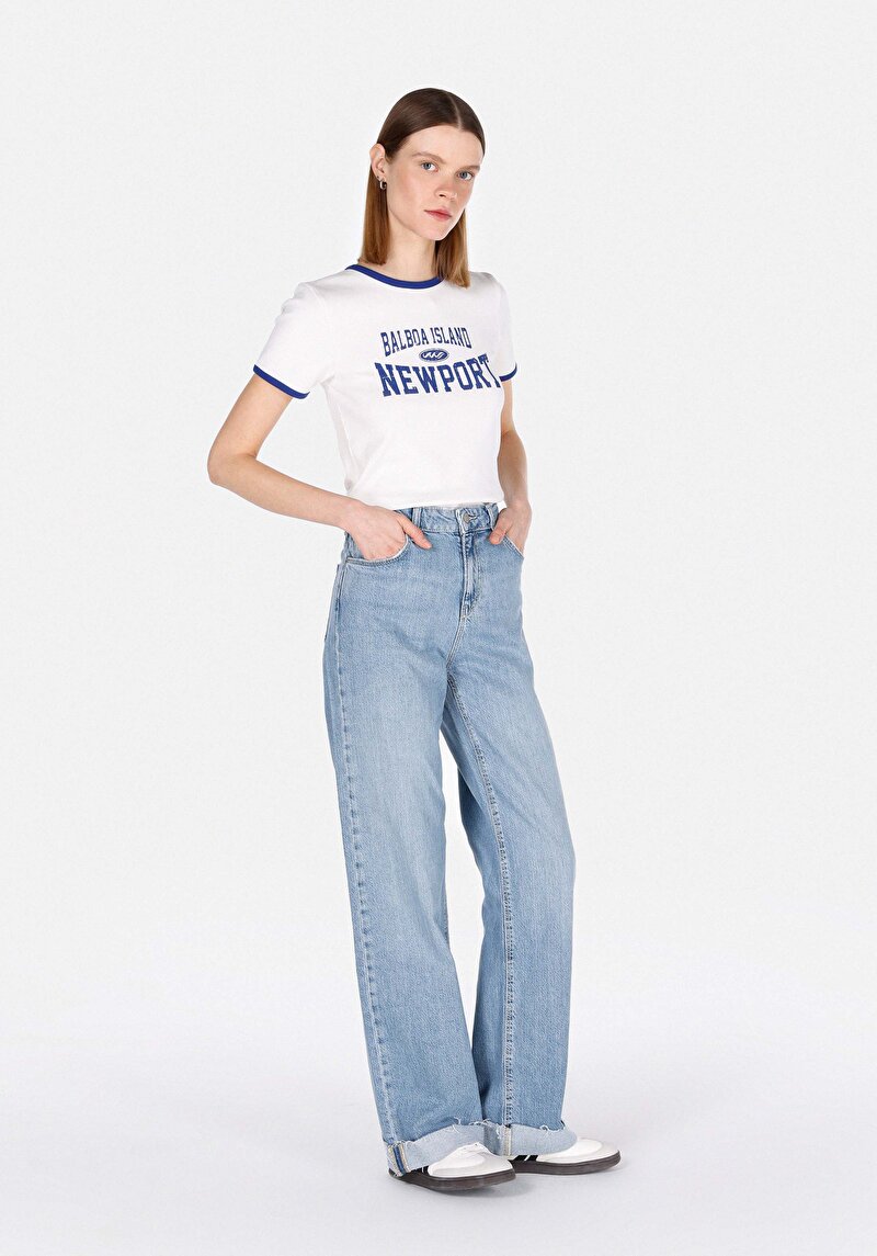 Зображення 970 Berry Джинси Жіночі Блакитні Класичного Крою Cl1073524