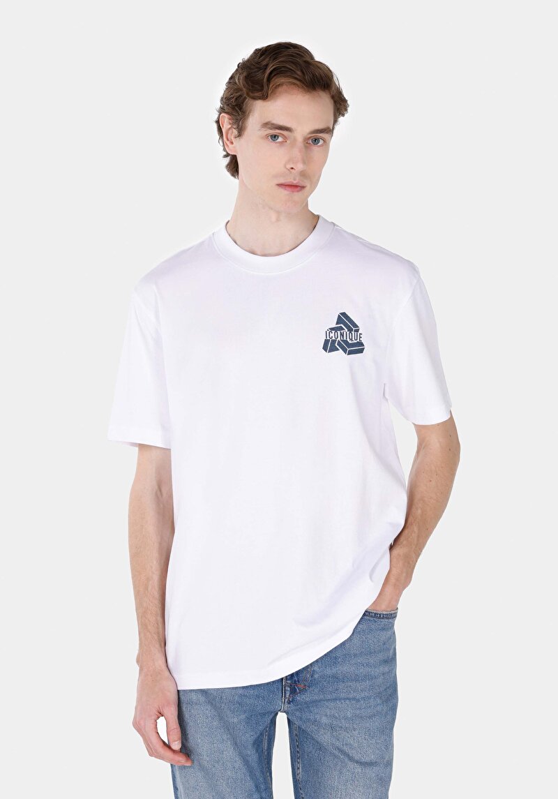 Зображення Футболка З Коротким Рукавом Чоловіча Біла  Cl1072873