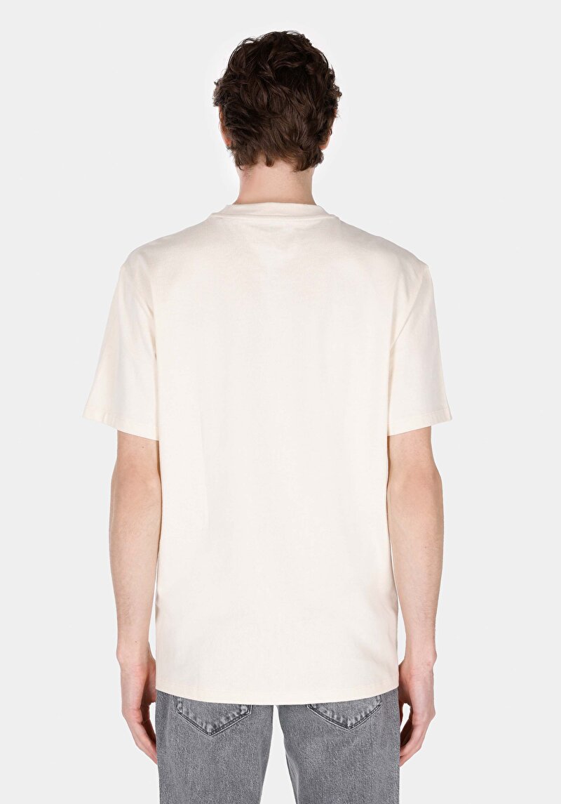 Показати інформацію про Футболка З Коротким Рукавом Чоловіча Бежева  Cl1072995