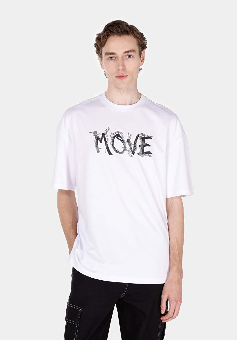 Зображення Футболка З Коротким Рукавом Чоловіча Біла  Cl1073006