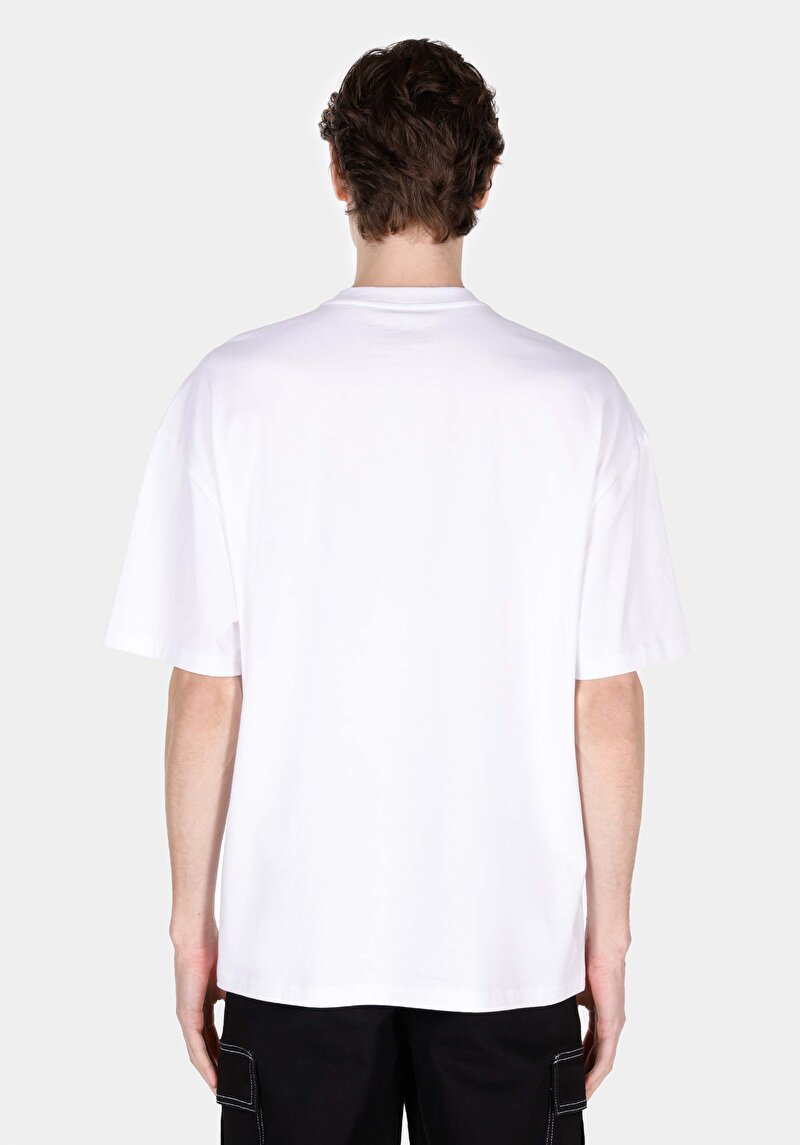 Показати інформацію про Футболка З Коротким Рукавом Чоловіча Біла  Cl1073006