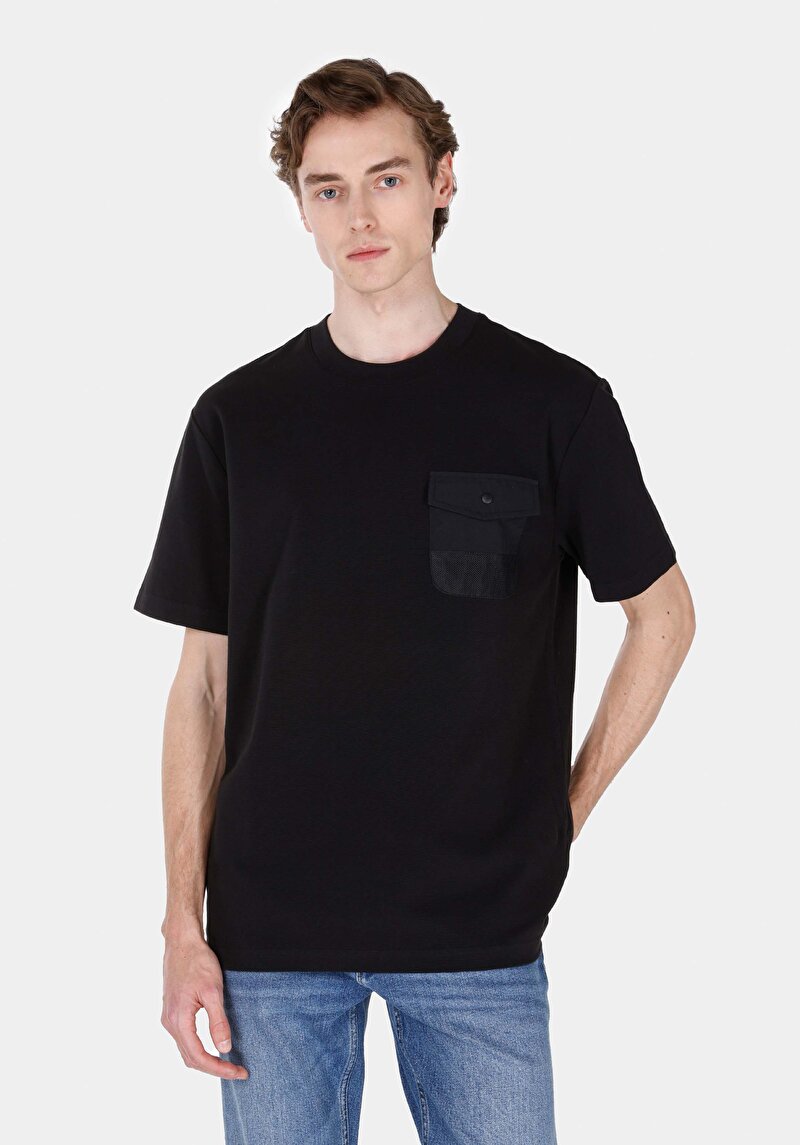 Зображення Футболка З Коротким Рукавом Чоловіча Чорна  Cl1073086
