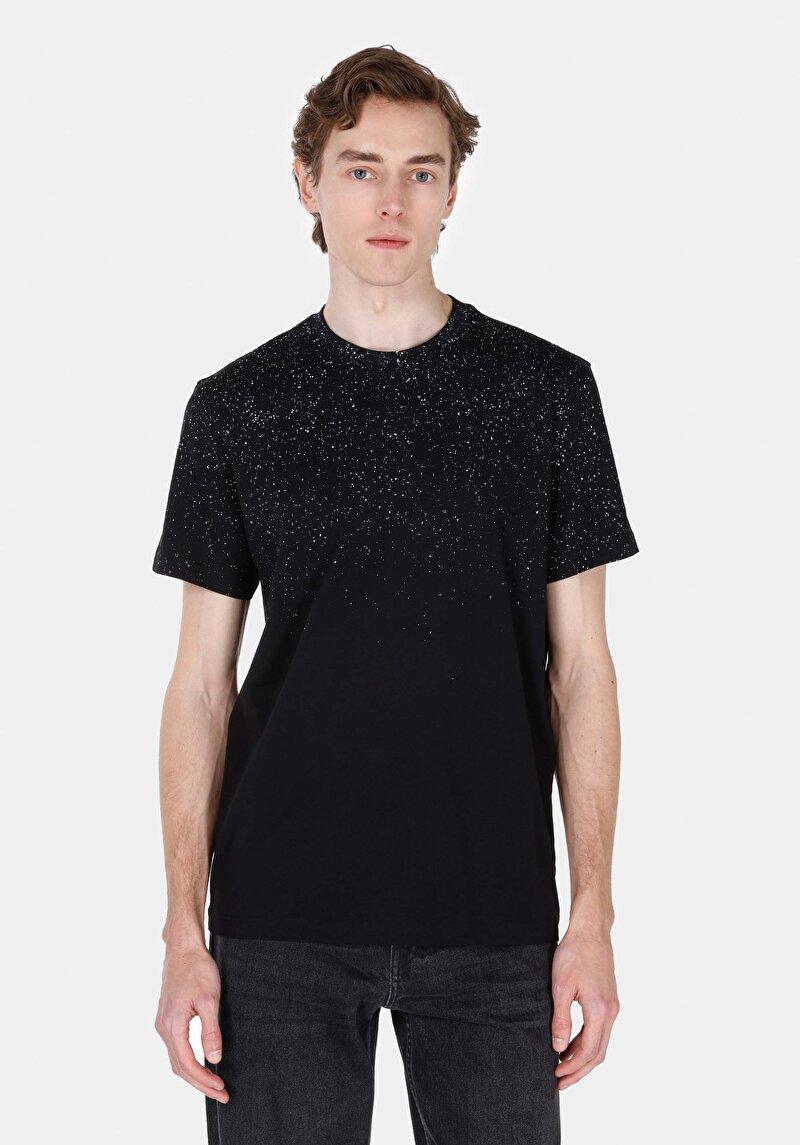 Зображення Футболка З Коротким Рукавом Чоловіча Чорна  Cl1073091