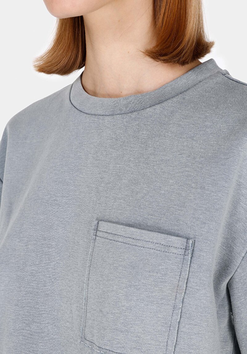 Показати інформацію про Футболка З Коротким Рукавом Жіноча Сіра  Cl1073150