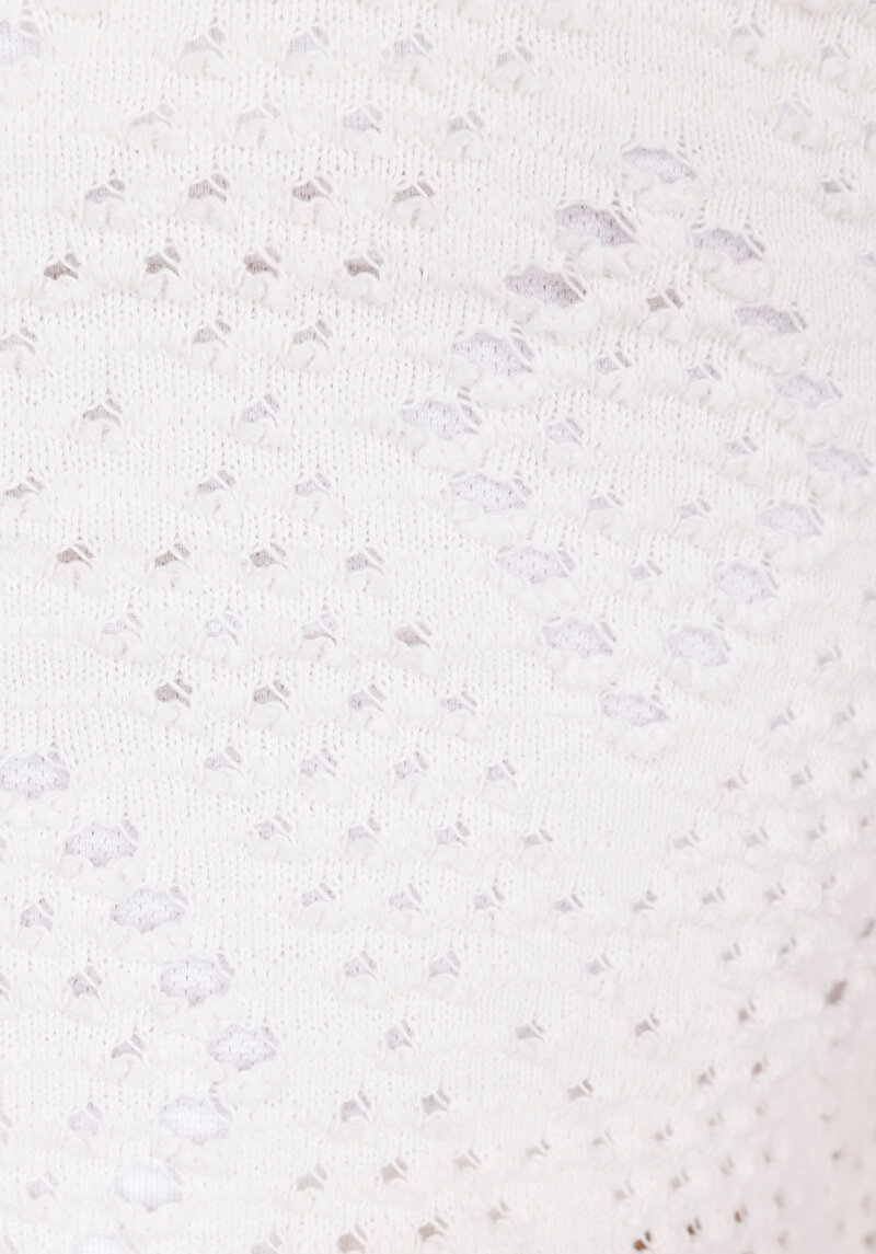 Показати інформацію про Светр Із Коротким Рукавом Жіночий Білий  Cl1074535