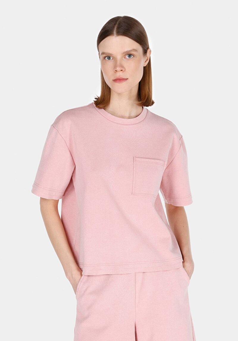 Зображення Футболка З Коротким Рукавом Жіноча Рожева  Cl1073150