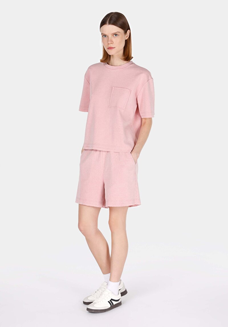 Показати інформацію про Футболка З Коротким Рукавом Жіноча Рожева  Cl1073150