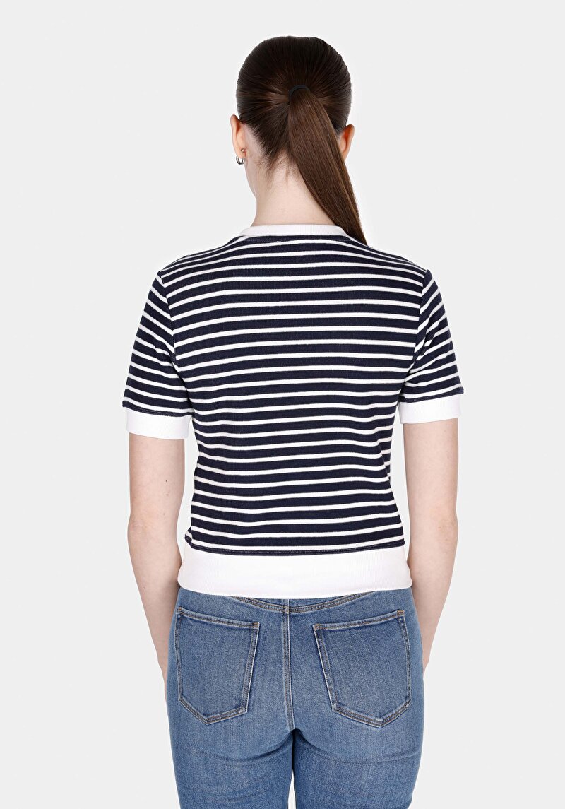 Показати інформацію про Светр Із Коротким Рукавом Жіночий Білий  Cl1073196