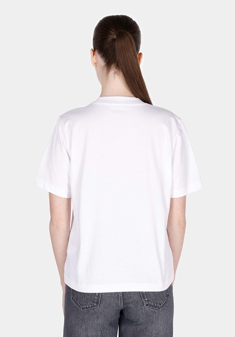 Показати інформацію про Футболка З Коротким Рукавом Жіноча Біла  Cl1073455