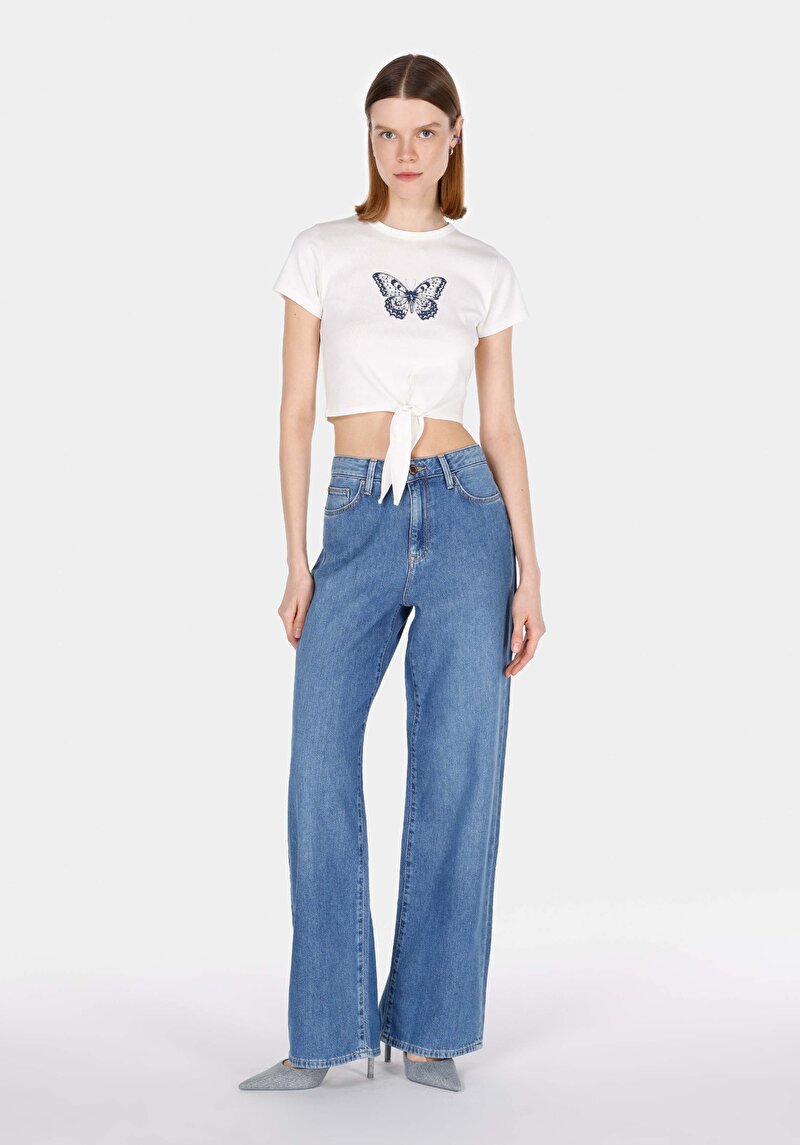 Показати інформацію про Блуза З Коротким Рукавом Жіночий Біла  Cl1073540