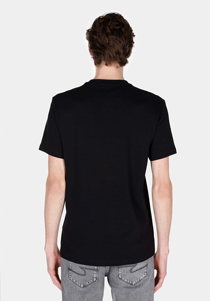 Показати інформацію про Футболка З Коротким Рукавом Чоловіча Чорна  Cl1073598