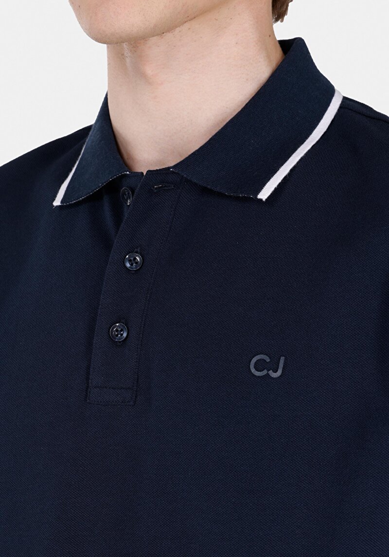 Показати інформацію про Поло З Коротким Рукавом Чоловіче Синє  Cl1073958