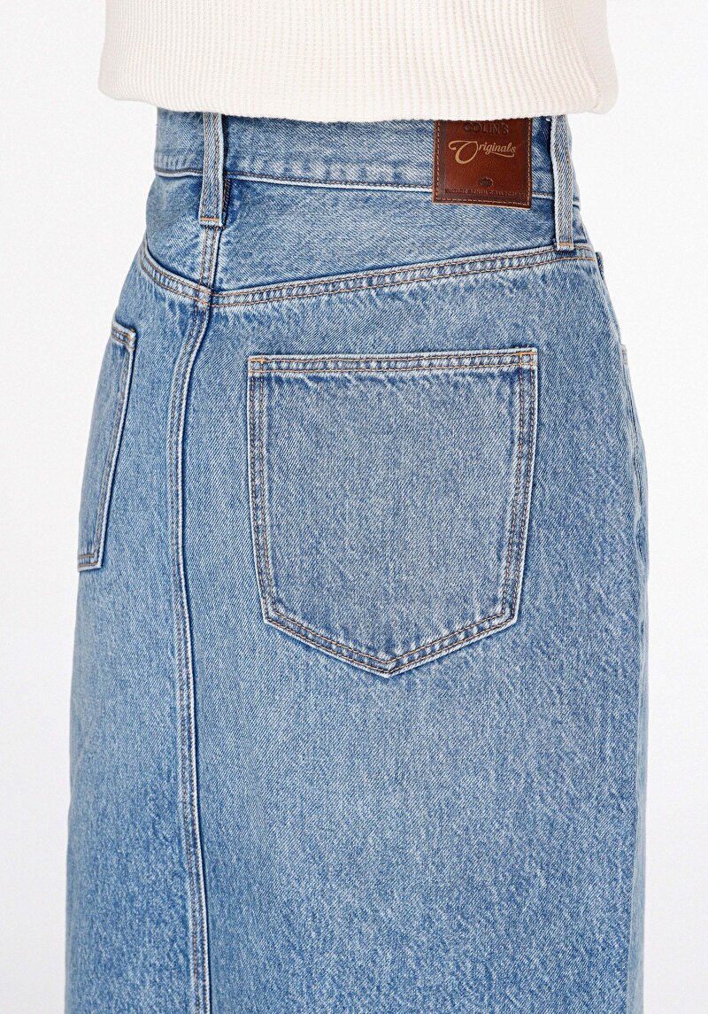 Показати інформацію про Спідниця Жіноча Блакитна  Cl1073906