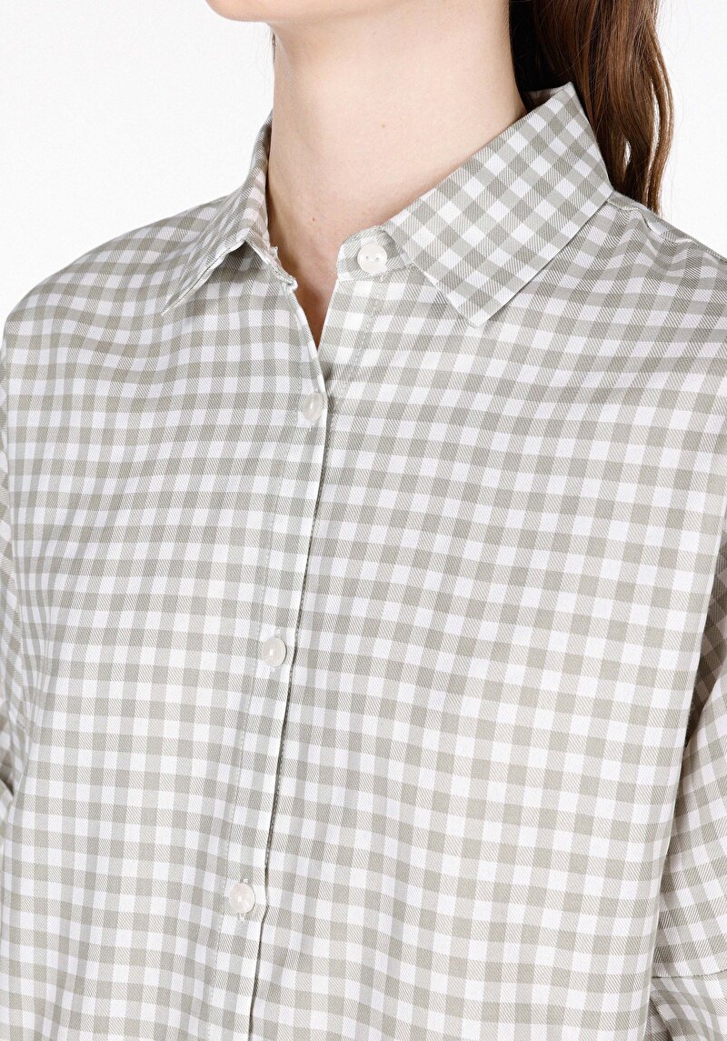 Показати інформацію про Сорочка З Довгим Рукавом Жіноча Зелена  Cl1074029