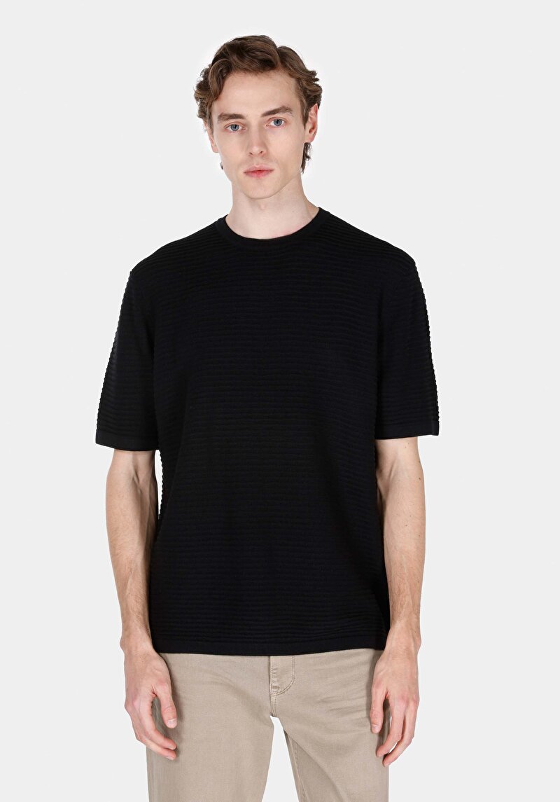 Зображення Светр Із Коротким Рукавом  Чорний  Cl1073996