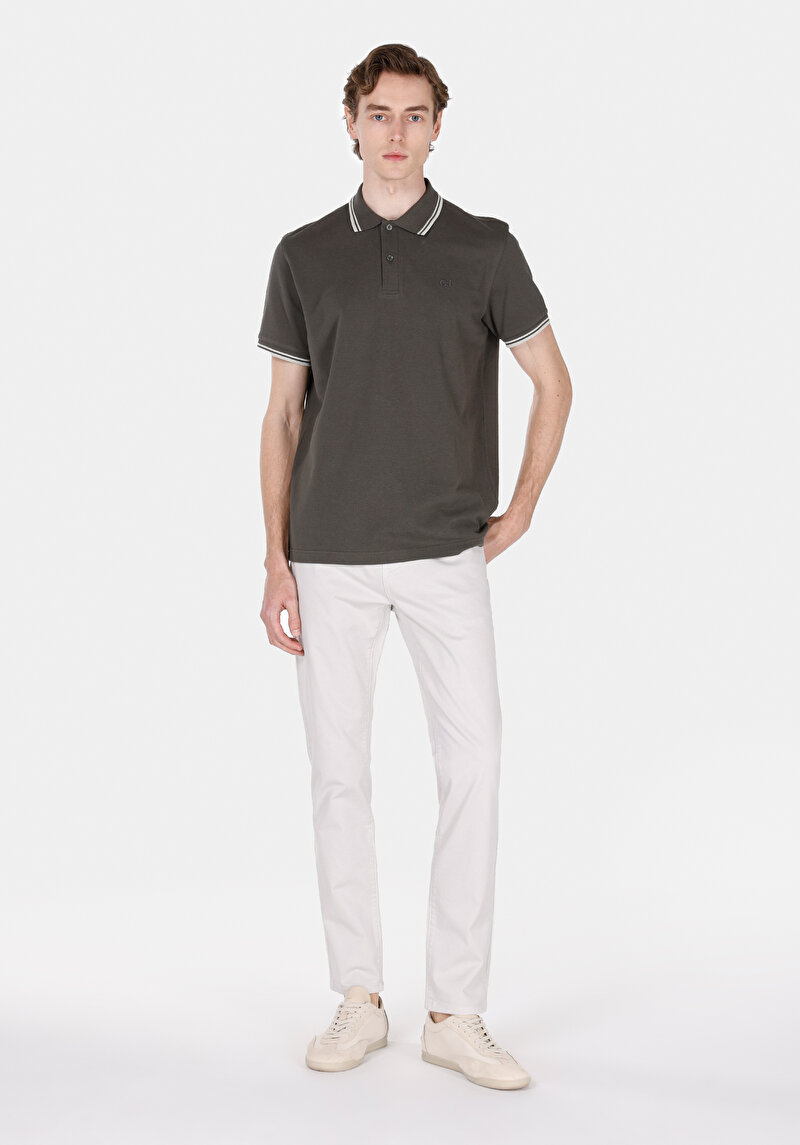 Показати інформацію про Поло З Коротким Рукавом Чоловіче Зелене  Cl1074313