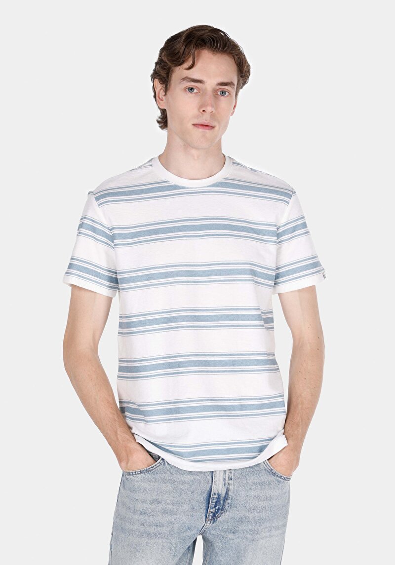 Зображення Футболка З Коротким Рукавом Чоловіча Бежева  Cl1068181