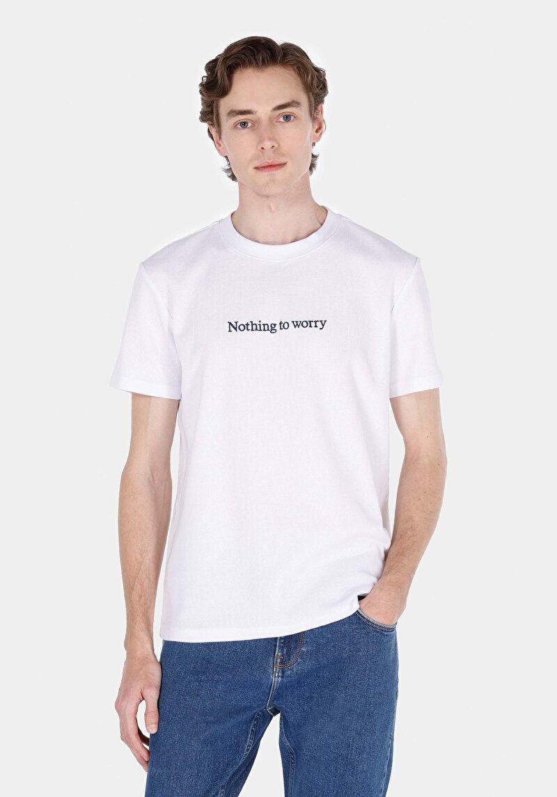 Зображення Футболка З Коротким Рукавом Чоловіча Біла  Cl1072067