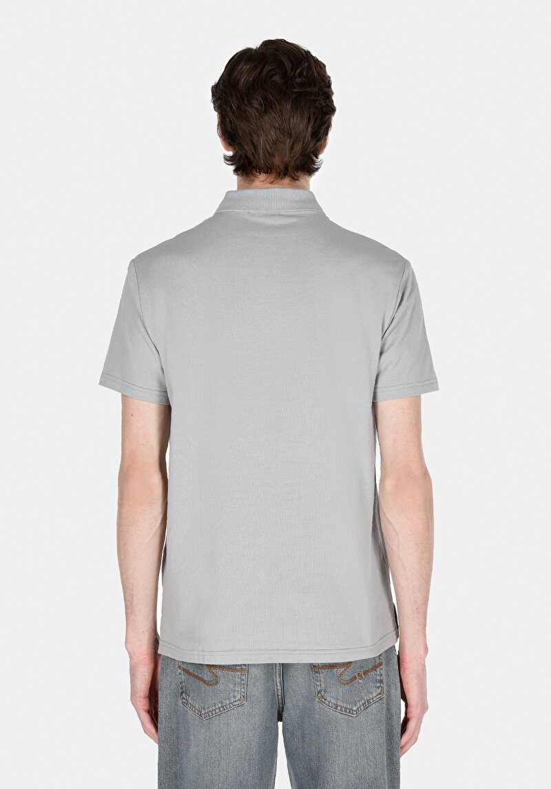 Показати інформацію про Поло З Коротким Рукавом Чоловіче Сіре  Cl1072842