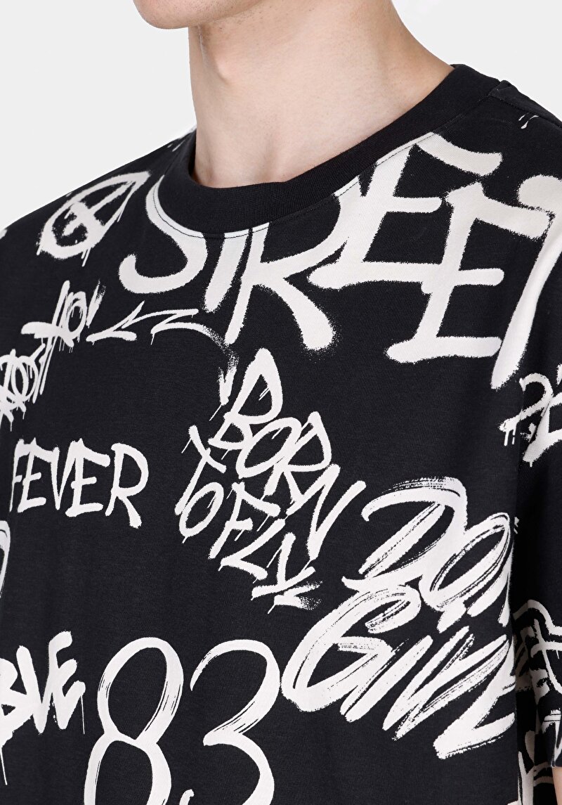 Показати інформацію про Футболка З Коротким Рукавом Чоловіча Чорна  Cl1073103