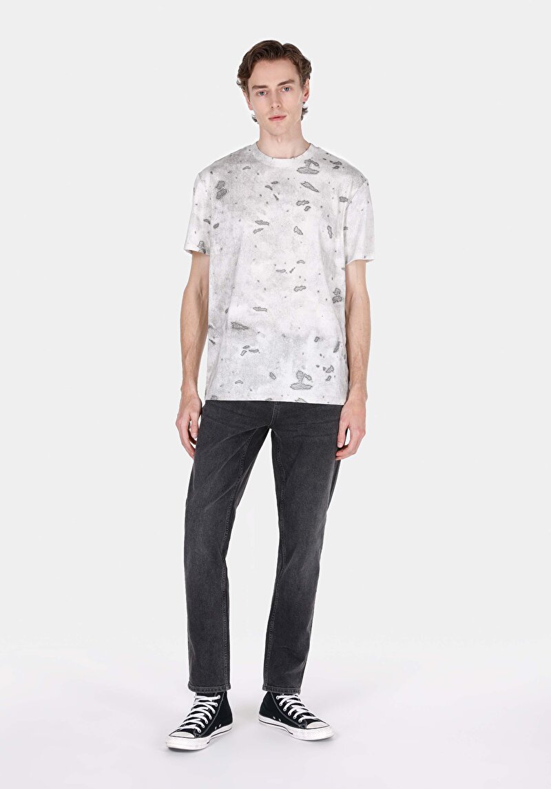 Показати інформацію про Футболка З Коротким Рукавом Чоловіча Сіра  Cl1073106