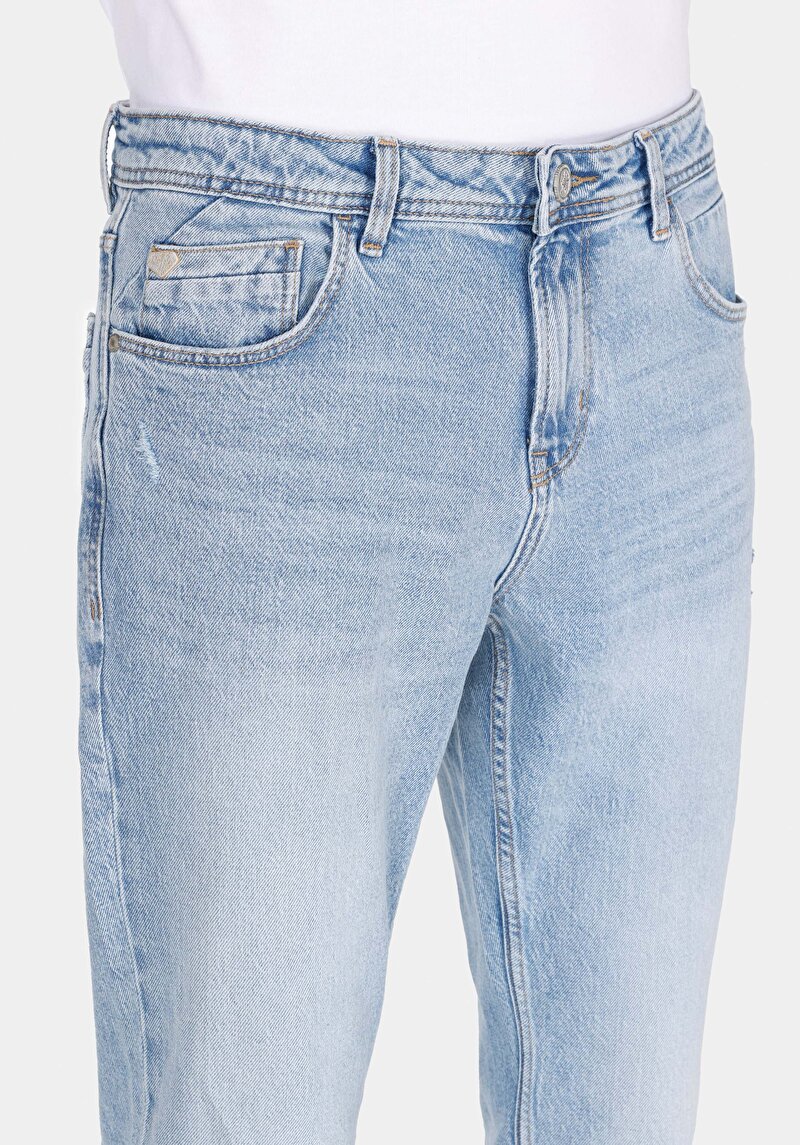 Показати інформацію про 044 Karl Джинси Чоловічі Блакитні Прямого Крою Cl1073395